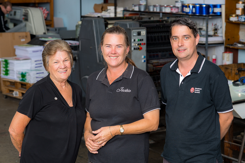 Gladstone Printing Services Team